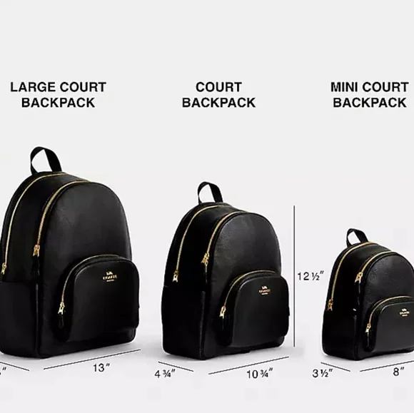 New! Court Backpack In Signature Canvas (Bright Violet) - Picture 8 of 9